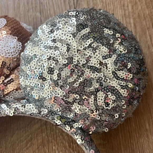 Disney Parks Minnie Mouse Ears Classic Polka Dot Sequin Headband - Picture 8 of 13